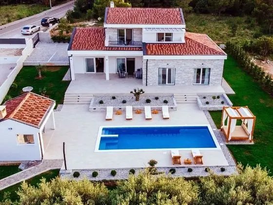 Splendid Villa With Private Pool, Amazing sea View, Garden With Outside Kitchen - Havuz
