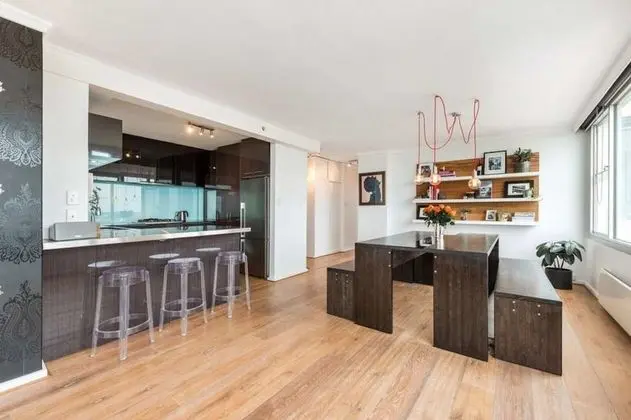 St Kilda Penthouse with Panaromic Bay and City View - Mutfak