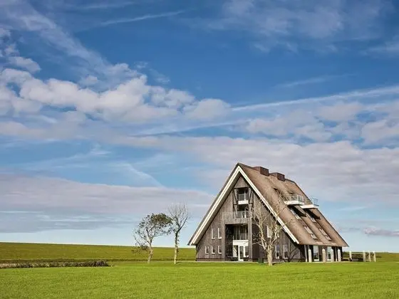 Stately Villa in Wierum with Fantastic Views & Hot Tub