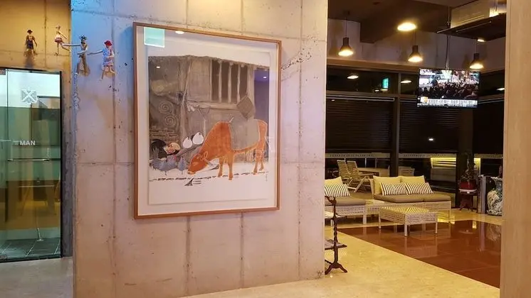 Hotel stay interview Jeju - Lobi