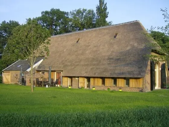 Staying in a Thatched Barn With Bedroom and box Bed, Beautiful View, Achterhoek