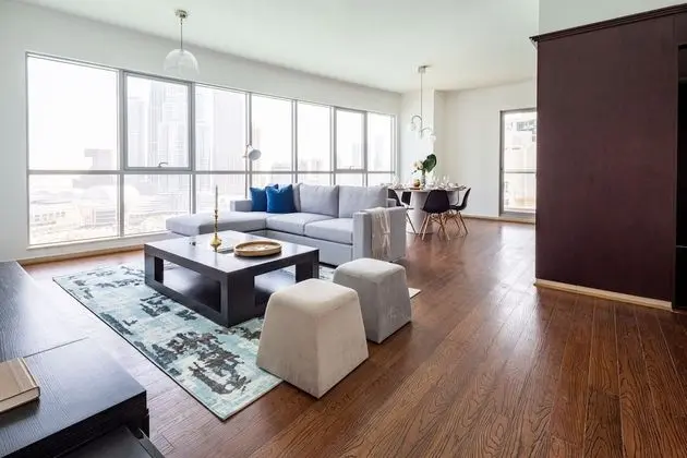 Stellar 2BR Apartment With Dazzling Views Of The Burj Khalifa - İç Mekan