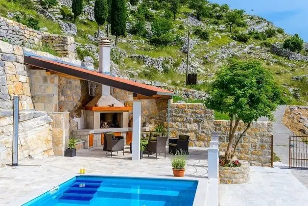 Villa Stone House Kuna - Three-bedroom Villa With Private Pool ID Direct Booker 954