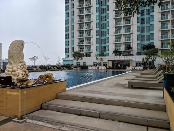 Strategic & Spacious 3BR Apartment at Trillium Residence - Havuz