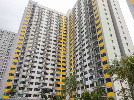 Studio Apartment with Garden View at The Springlake View Summarecon