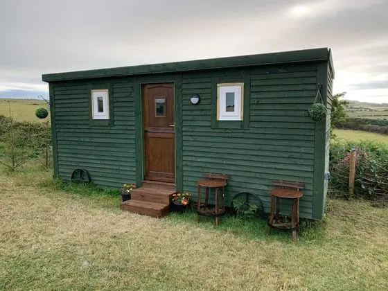 Stunning 1-bed Shepherd hut in Holyhead - Dış Mekan