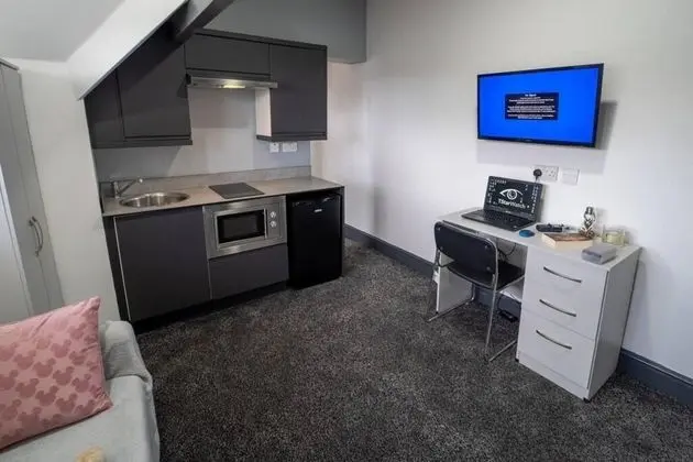 Stunning 1-bed Studio in Birmingham - Mutfak