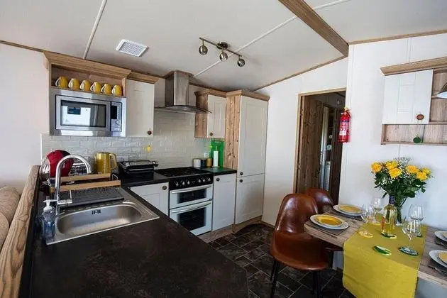 Stunning 2 Bed Chalet in Silversands Lossiemouth - Mutfak