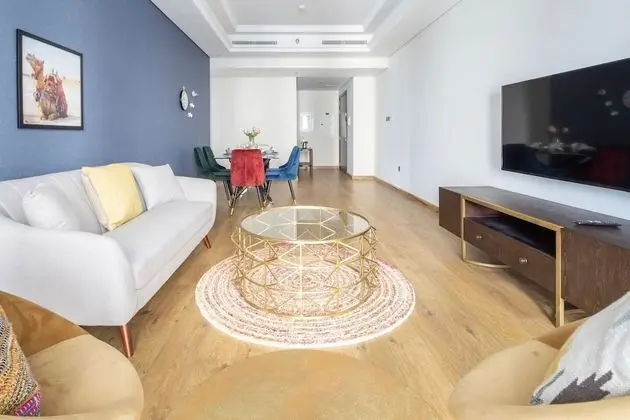 Stunning 2BR With Study in Prime Downtown Dubai - Sleeps 5! - İç Mekan