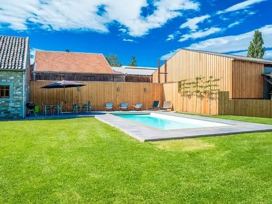 Stunning Chalet in Goe With Swimming Pool, Sauna, Terrace - Havuz