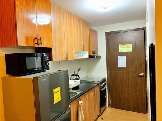 Stunning & Cosy Studio Unit at The Loop Limketkai - Mutfak
