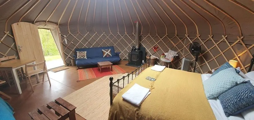 Stunning Premium Yurt With Sea Views in Ayrshire