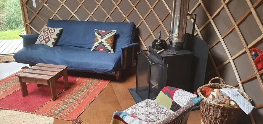 Stunning Premium Yurt With Sea Views in Ayrshire - İç Mekan