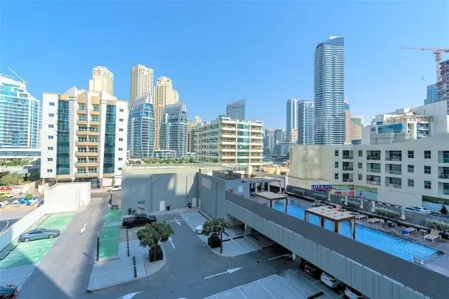 Stunning Studio With Balcony With Marina View - Dış Mekan