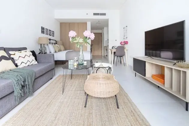 Stunning Studio w/ Burj Khalifa View! - İç Mekan