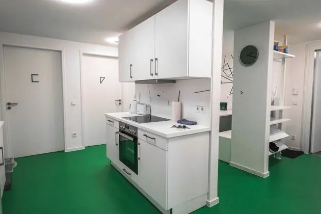 Stylisches Hostel Zimmer für 2 3B - Mutfak