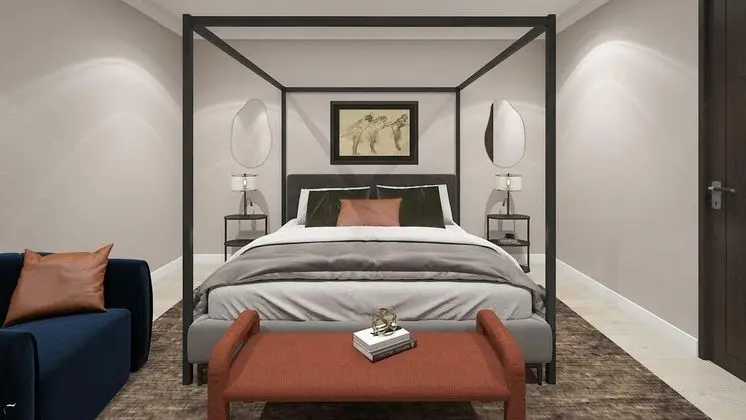 Stylish 3 Bedroom Apt w/ Balcony and Extra Bed - Oda