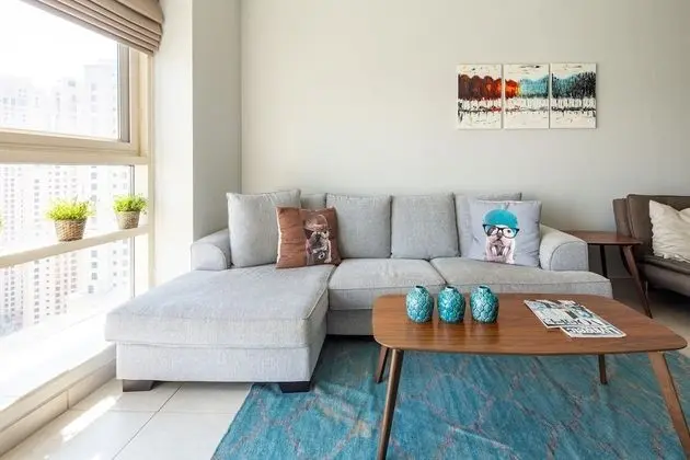 Stylish + Bright 1BR With Dubai Marina Views! - İç Mekan