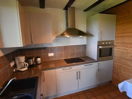 Stylish Holiday Home in Xhoffraix With Terrace - Mutfak