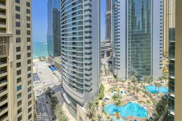 Sun Sand at Dubai s Famous JBR Beach