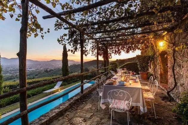 Villa Sunkiss Traditional Stone Farmhouse Villa Private Pool Panorama and a Lot of Character in Lucca