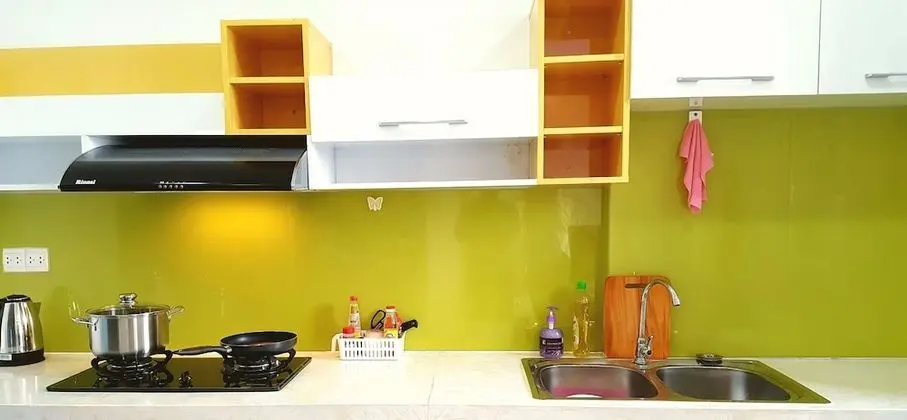 Sunrise City 2BR Luxury SWPool 30th - Mutfak
