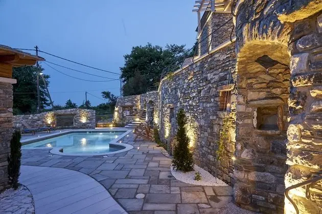Sunrise Pelion Villas Tsagkarada - Havuz