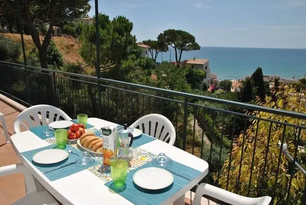 Sunset Over the sea in the Center of Sperlonga Amazing sea View Apartment