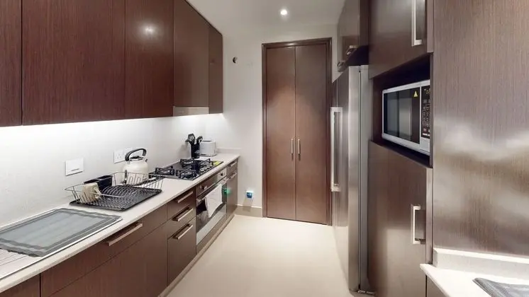 SuperHost - Family-Size Apartment With Full Burj Khalifa View - Mutfak