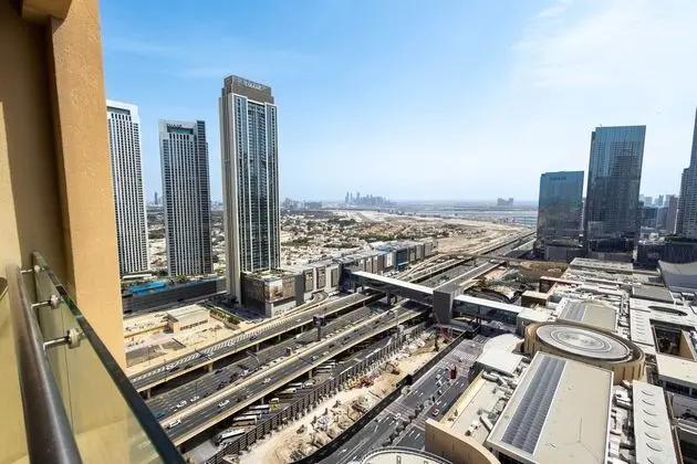 SuperHost - Glamorous Apt with Terrace Overlooking Skyline I Address Dubai Mall - Dış Mekan