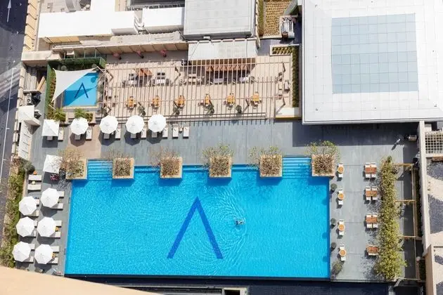 SuperHost - Glamorous Apt with Terrace Overlooking Skyline I Address Dubai Mall - Havuz
