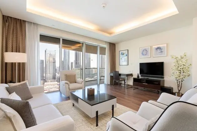 SuperHost - Glamorous Apt with Terrace Overlooking Skyline I Address Dubai Mall - Öne Çıkan Resim