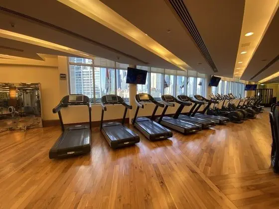 SuperHost - Lofty Studio with Breathtaking Burj Khalifa View - Fitness