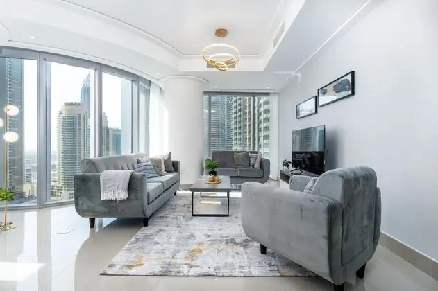 SuperHost - Modern and Unique Apartment with Fountain Views - Öne Çıkan Resim