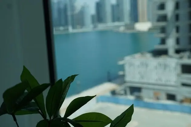 SuperHost- Next to Dubai Canal | Elegant 1 BR | Business Bay - Dış Mekan