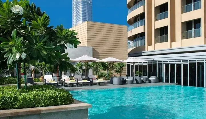 SuperHost - Spacious Studio With Direct Burj Khalifa View I Address Dubai Mall - Havuz