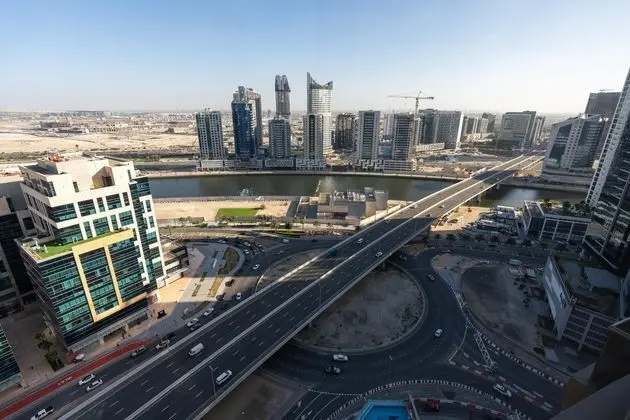 SuperHost - Vibrant Studio With Canal View Near Dubai Mall - Dış Mekan