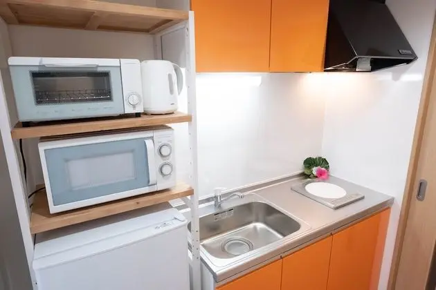 SY Apartment Tsuboya - Mutfak
