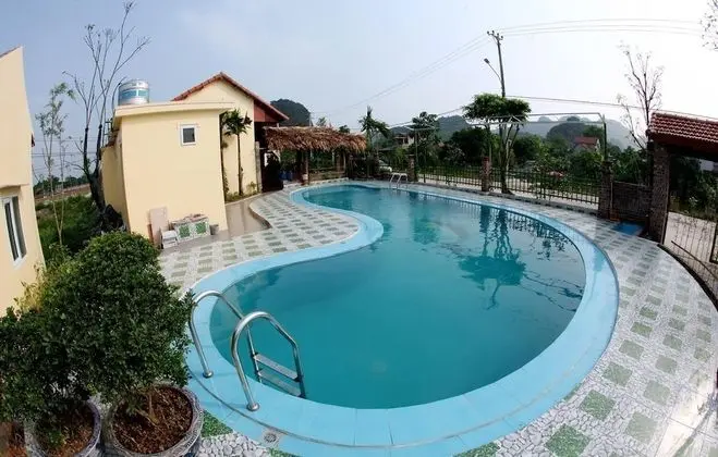 Tam Coc Little River Bungalow - Havuz