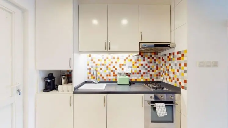 Tanin - Glowing Studio With Sea View Near Burj Al Arab - Mutfak