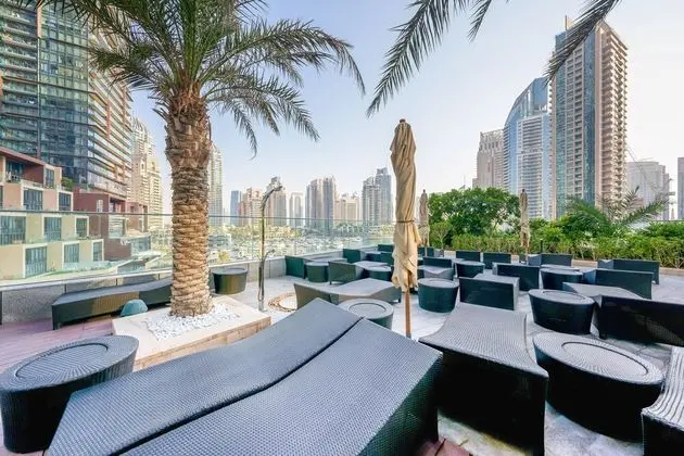 Tanin - Stunning Fendi Apt for 8 Facing Palm Jumeirah - Dış Mekan