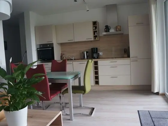 Tastefully Furnished Sea View Villa in Malchow - Mutfak