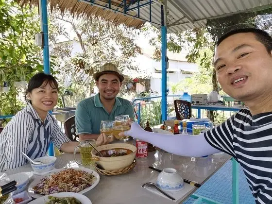 Thu Huynh Homestay - Hostel - Yerinde Yemek