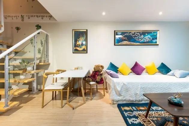 Tianjin Yujingxuan Boutique Apartments - Oda Düzeni
