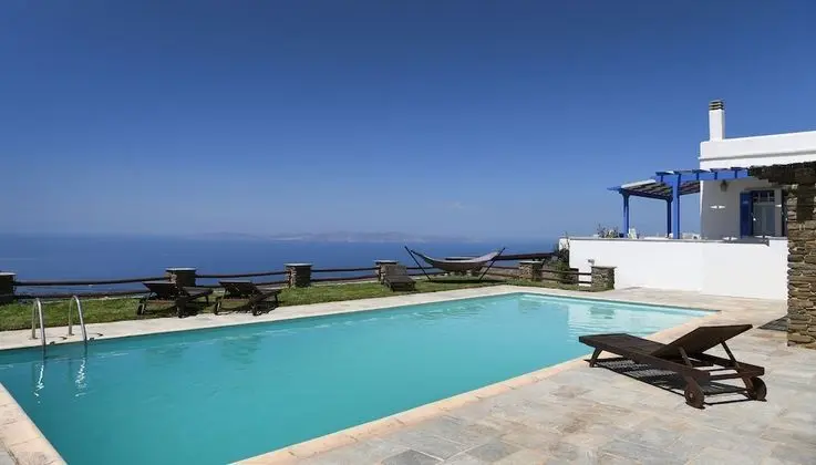 Tinos Sky View Villa - Havuz
