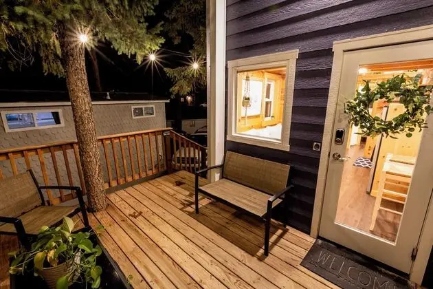 Tiny House! Hot Tub! Pikes Peak & AC - Teras
