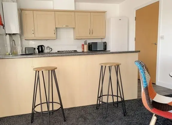 Toothbrush Apartments - 2 Bed 1 Bath Apt - Mutfak