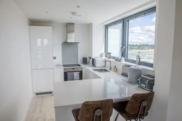 Toothbrush Apartments - 3 Bed Penthouse - Mutfak