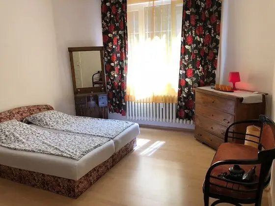 Top center on a quiet street