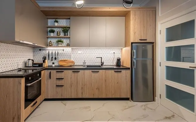 Top Center Artistic Apartment - Mutfak